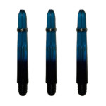 5 Set (15 Adet) Dartsan Polikarbon Çift Renk Mavi-Siyah Dart Shaft Şaft