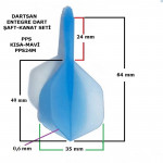 DARTSAN ENTEGRE DART ŞAFT-KANAT SETİ. PP-POLİPROPİLEN. TEK RENK SET PAKETLERİ. YARI SAYDAM-YARI SERT